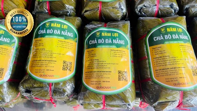 chả bò đà nẵng
