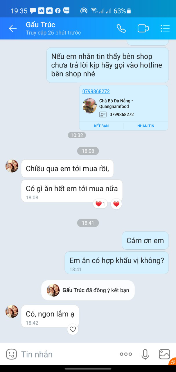 Phản hồi từ Khách Hàng
