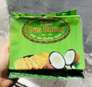bánh dừa nướng đặc sản miền trung