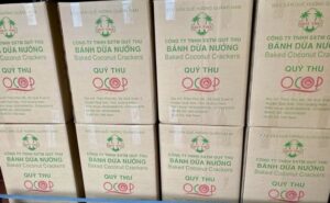 thùng bán dừa nướng