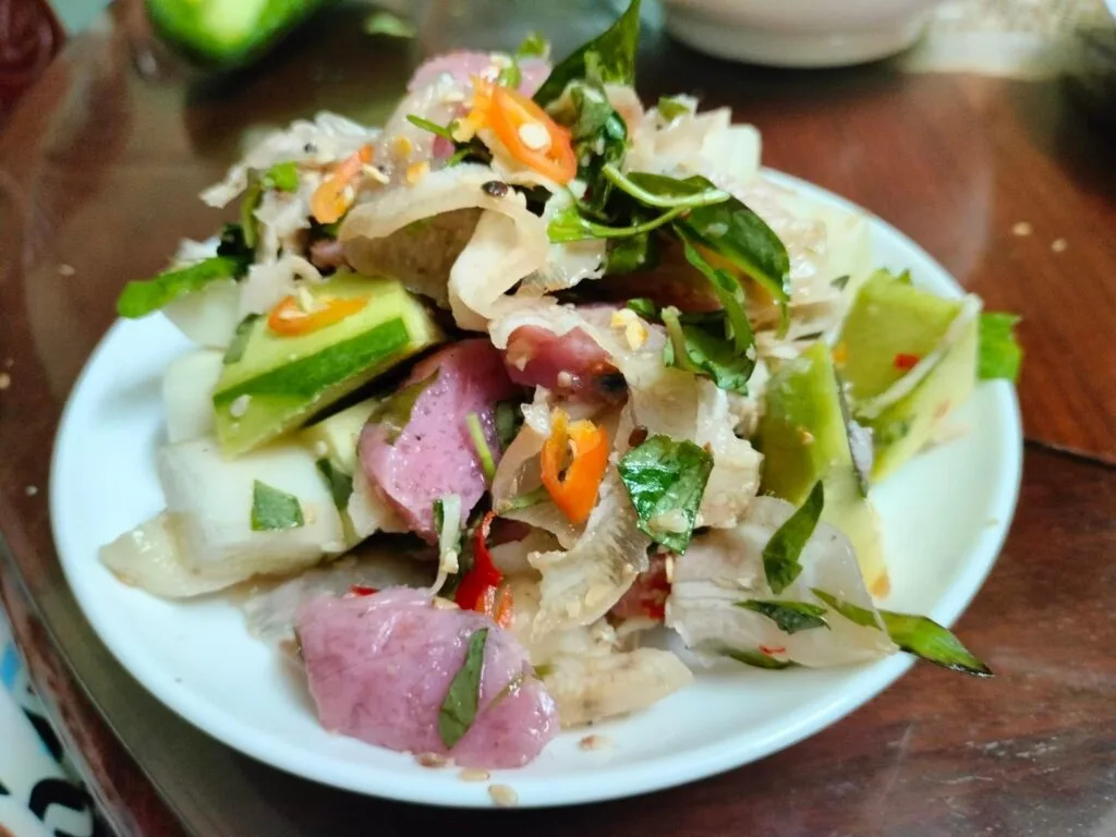cách trộn tré bình định