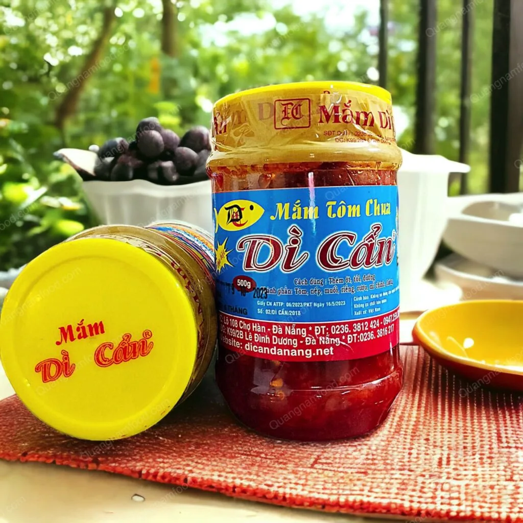 Hình mắm tôm chua Dì Cẩn