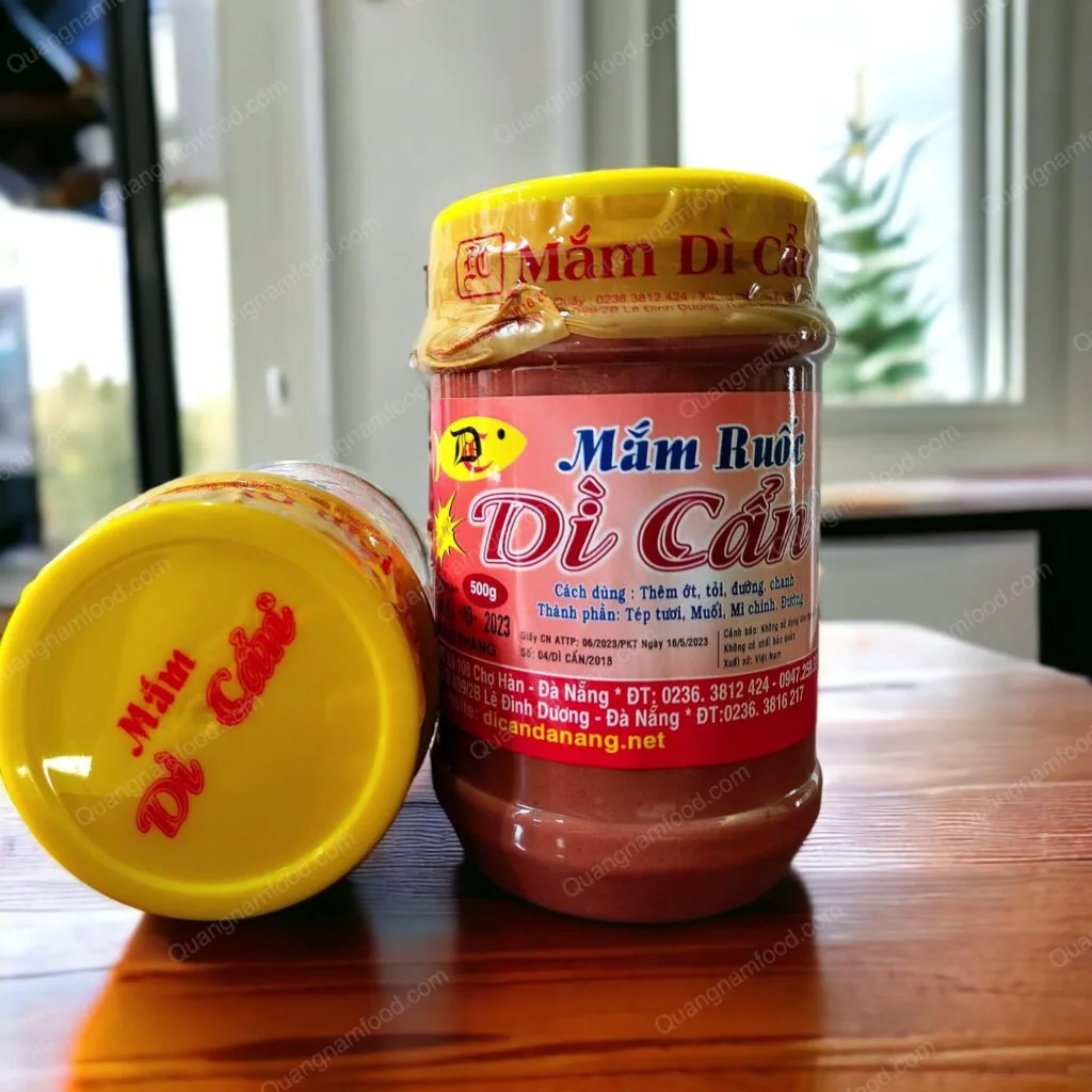 Hình mắm ruốc Dì Cẩn