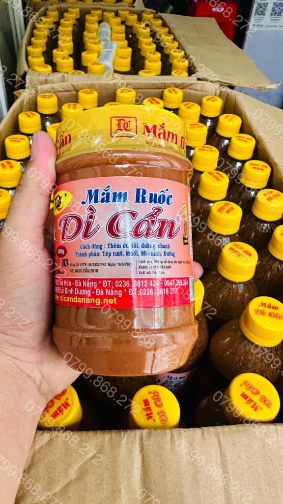Hình mắm ruốc Dì Cẩn